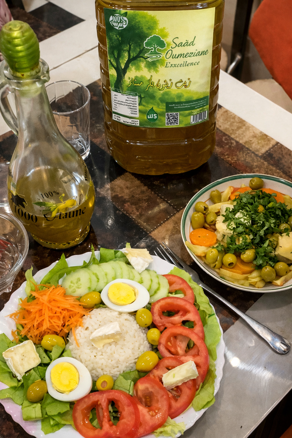 🏷️Huile d’olive vierge Premium – Bouteille 5 Litres