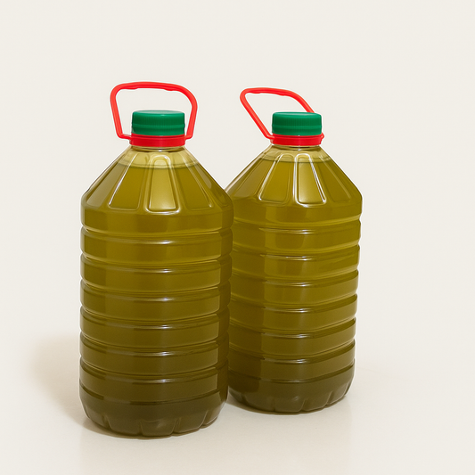 🏷️ Huile d’olive vierge – Lot de 2 bouteilles (10 Litres)